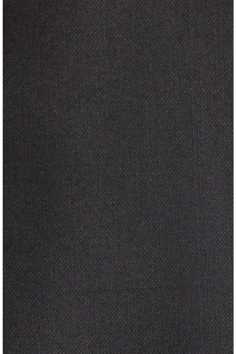 Pleat Bodice Wool Midi Dress, Alternate, color, 00N99 BLACK