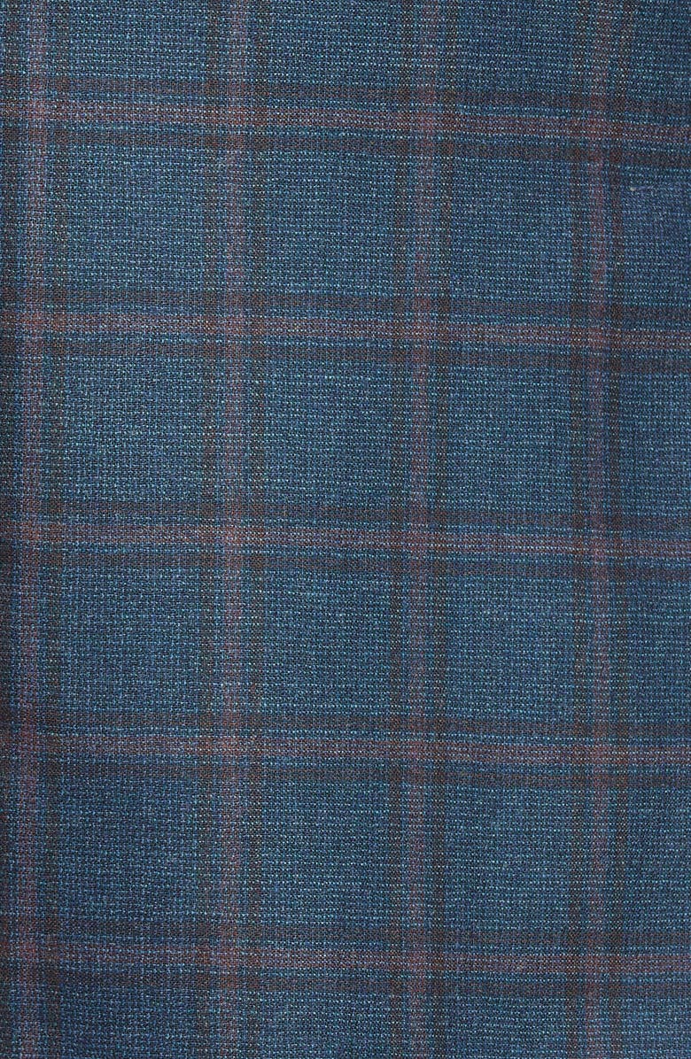Ted Baker London Karl Slim Fit Windowpane Wool Sport Coat, Alternate, color, 