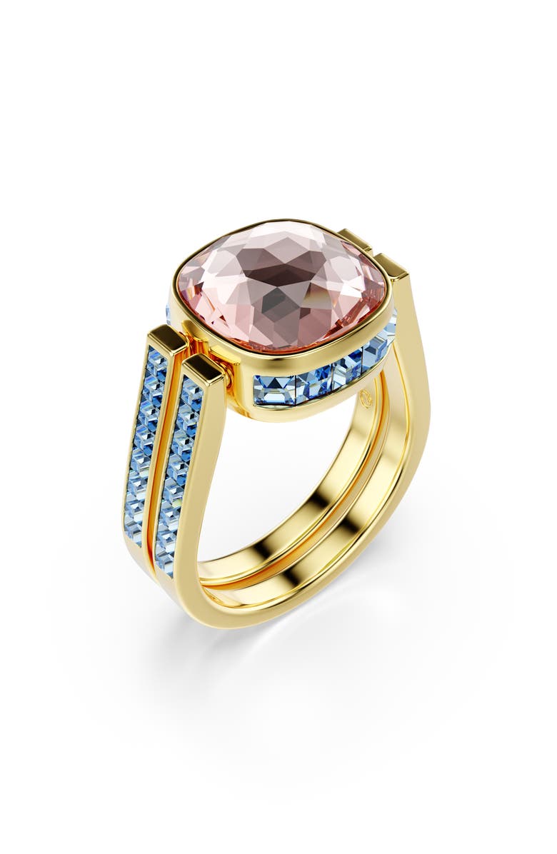 Swarovski Chroma Twist Ring, Alternate, color, Pink/ Green/ Blue Multi