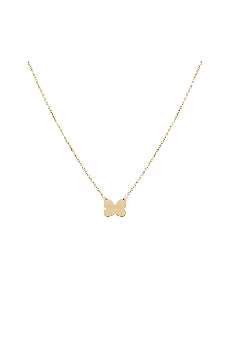 BY ADINA EDEN Butterfly Pendant Necklace 14K, Main, color, 14K Gold