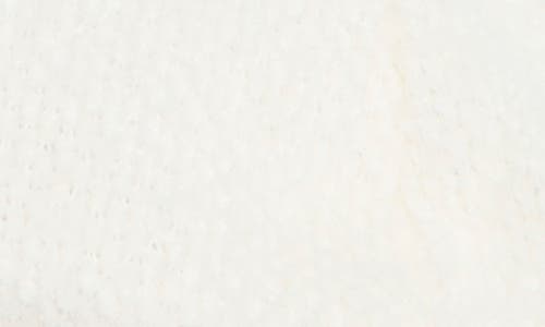 Melrose And Market Eyelash Knit Newsboy Cap In White