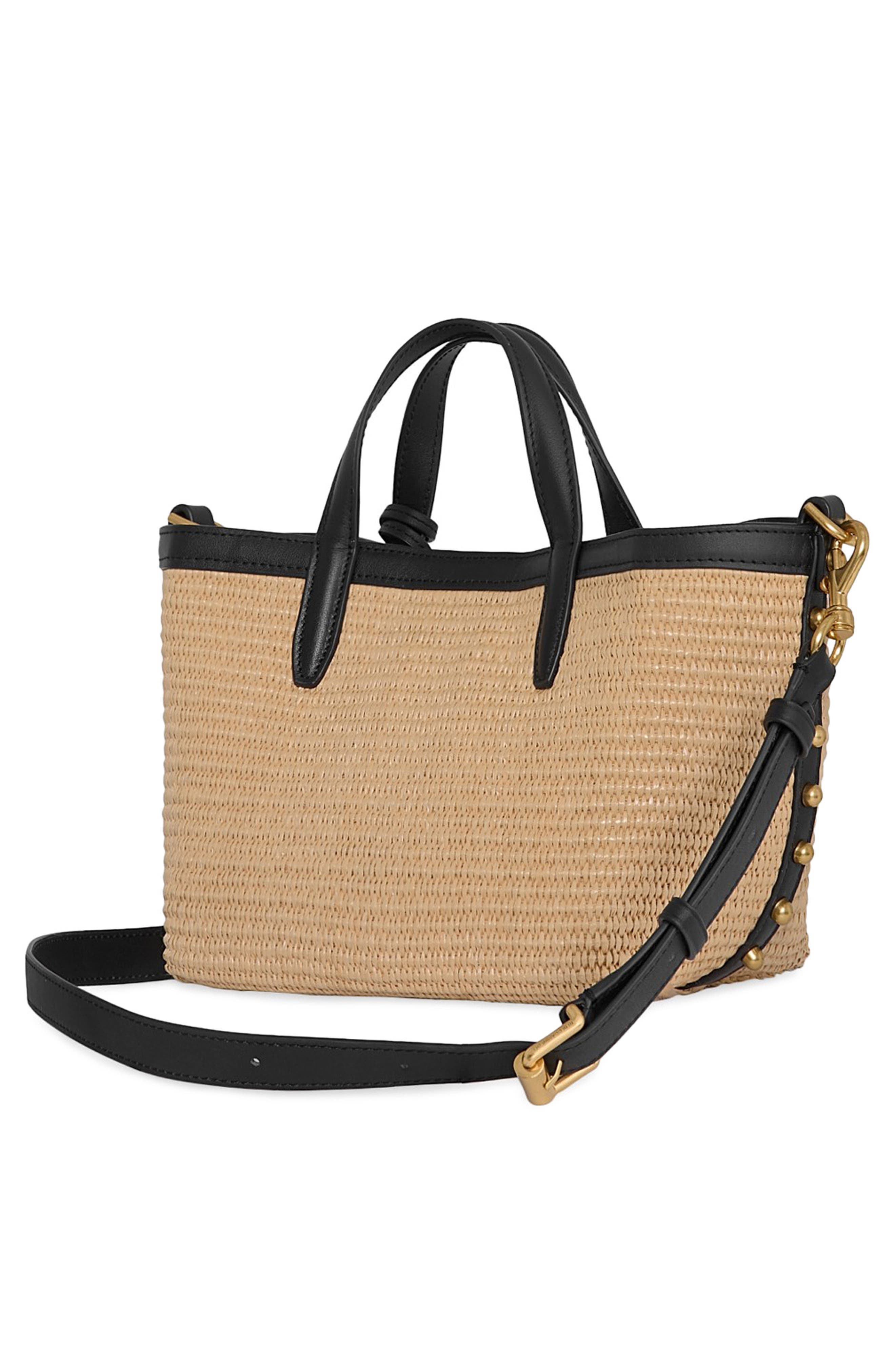 Rebecca Minkoff Small Riley Tote, Alternate, color, Natural