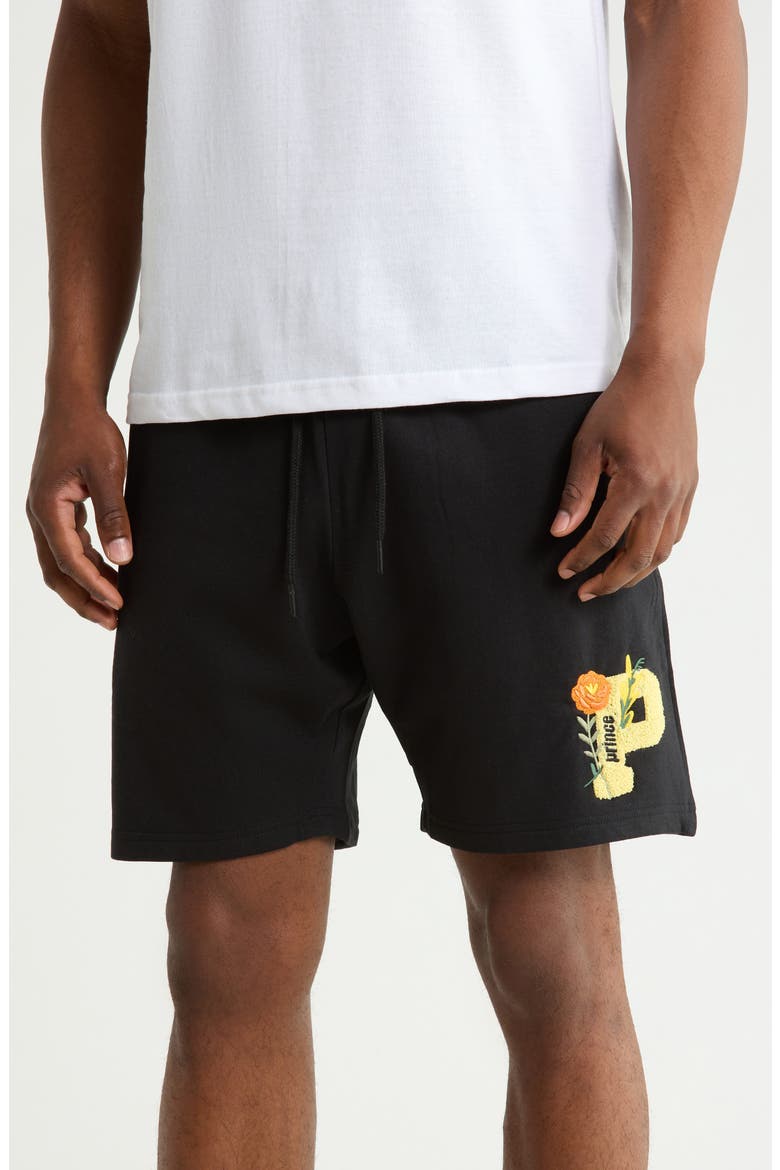 Brushed Fleece Shorts, Main, color, BLACK