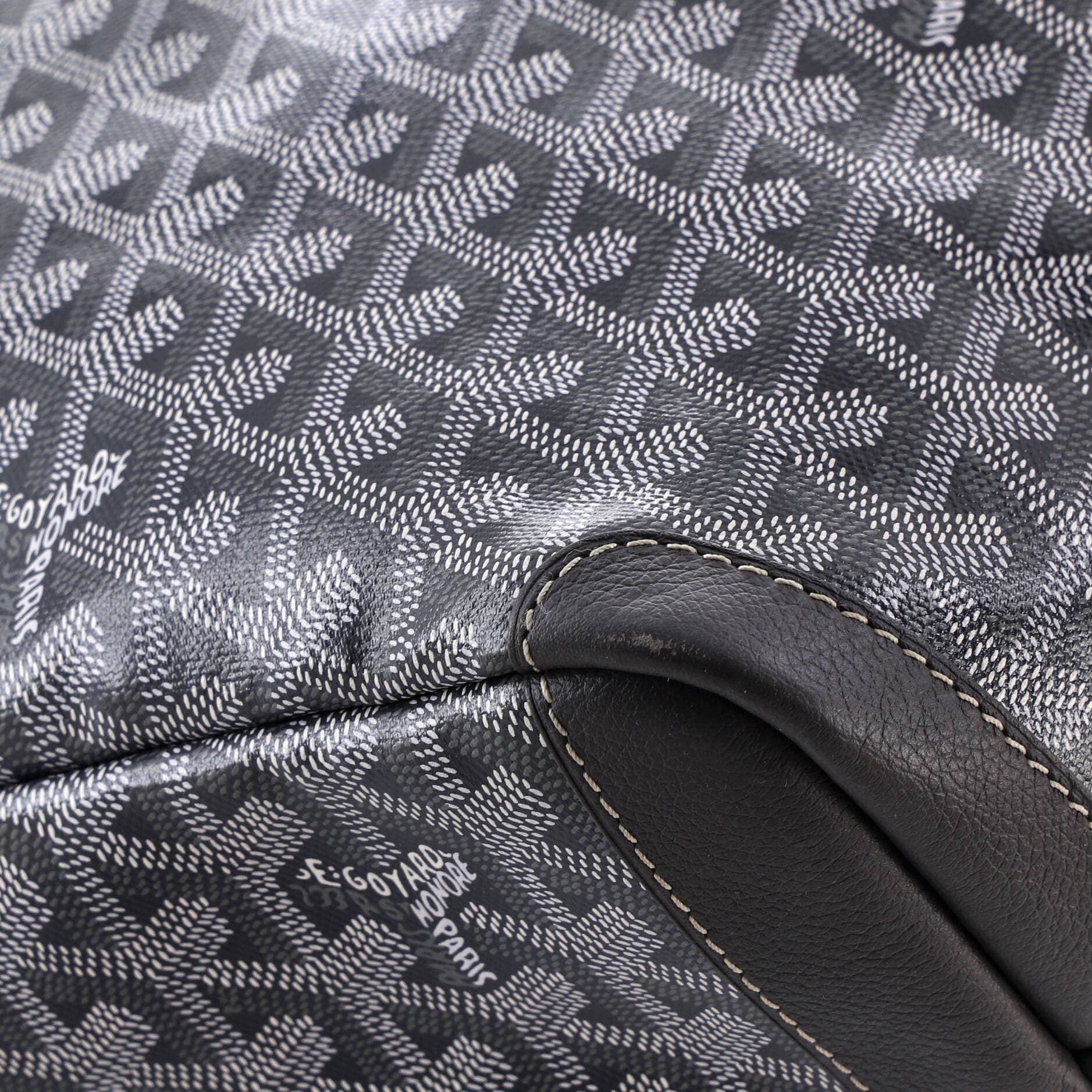 Pre-Owned Goyard Artois Tote Coated Canvas MM, Alternate, color, Gray