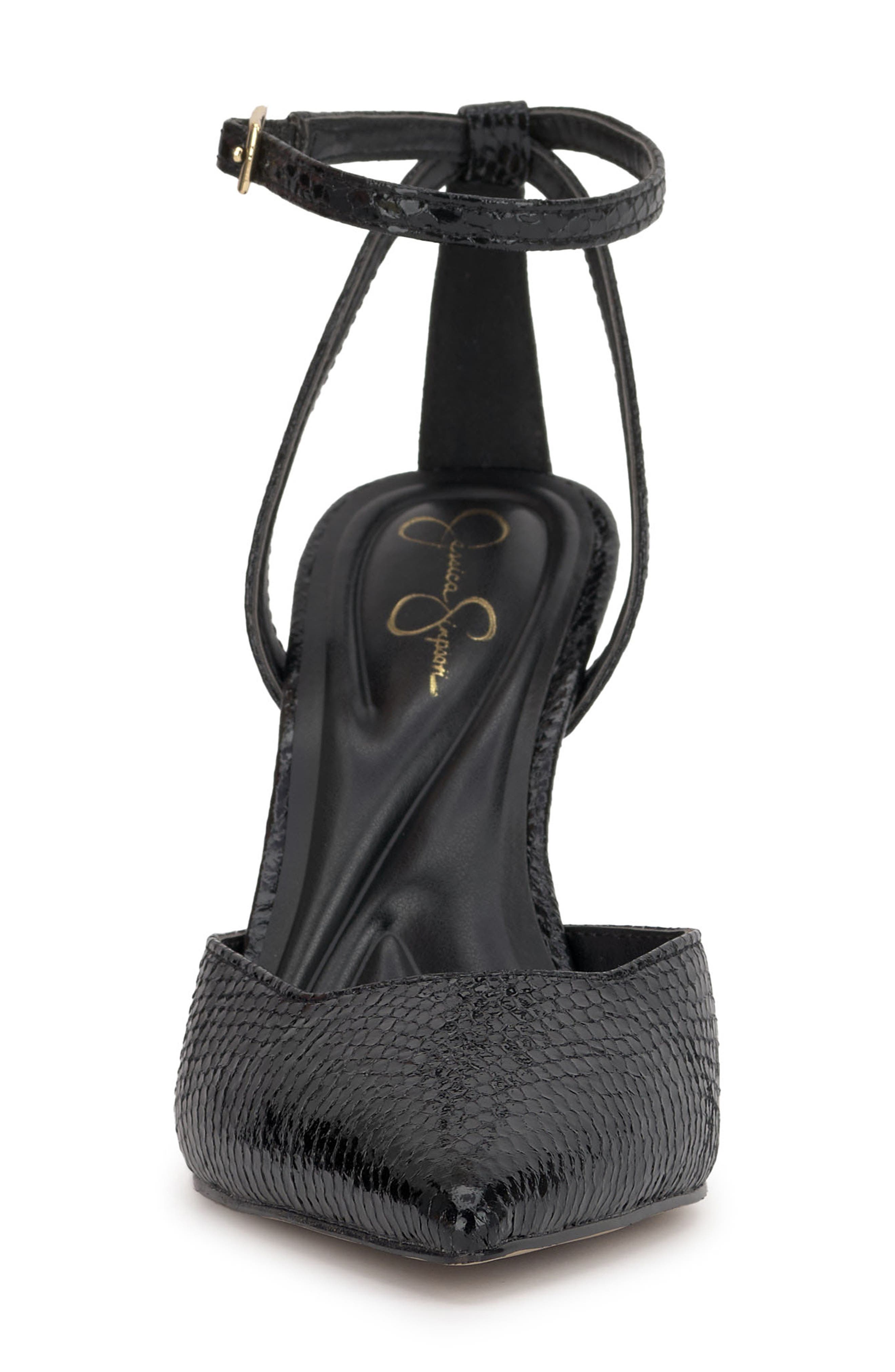 Jessica Simpson Kalynia Ankle Strap Pump, Alternate, color, Black
