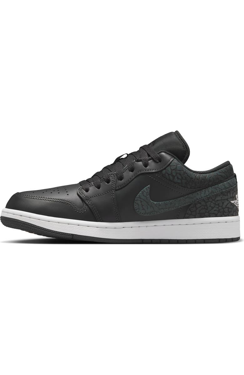 Jordan Air Jordan 1 Low 'Black Elephant' Sneaker, Alternate, color,