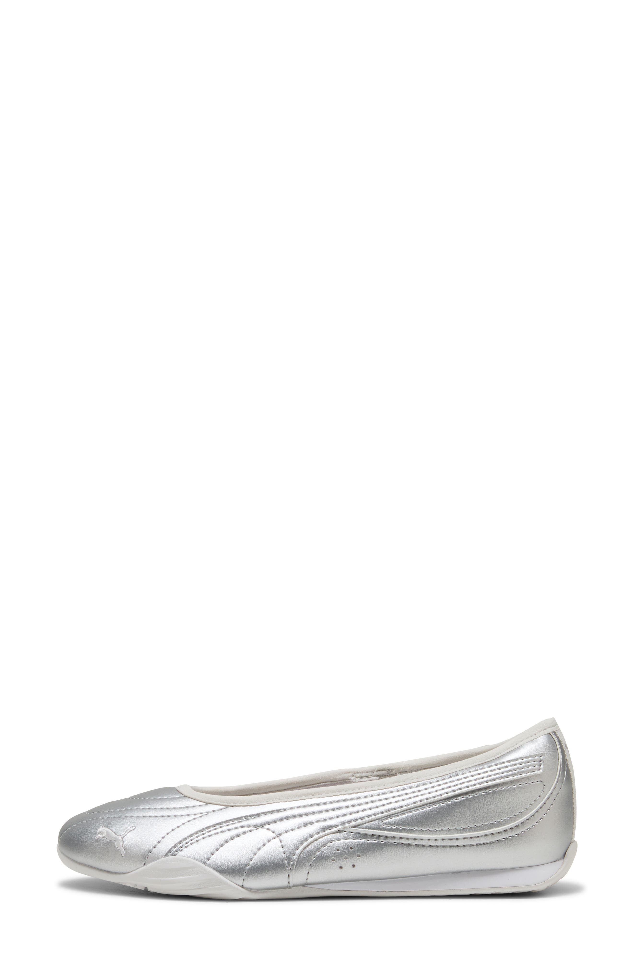 PUMA Catch Soleil Ballerina Flat, Alternate, color, Puma Silver/ Feather Gray