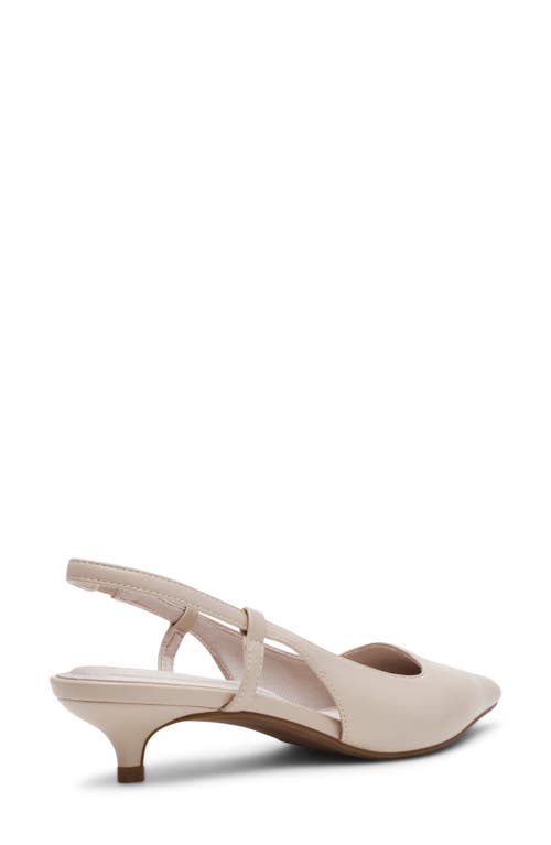 Anne Klein Shorty Slingback Pump In Brown