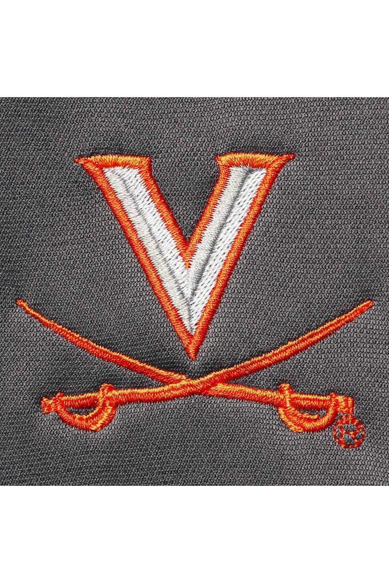 Men's Champion Navy Virginia Cavaliers Gameday Quarter-Zip Jacket, Alternate, color, Charcoal