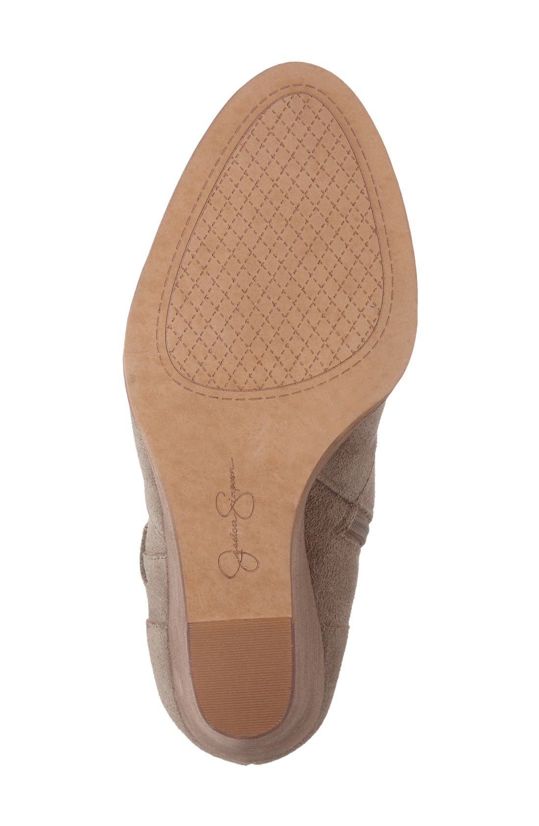 Charee Wedge Bootie, Alternate, color, GREYHOUND SUEDE