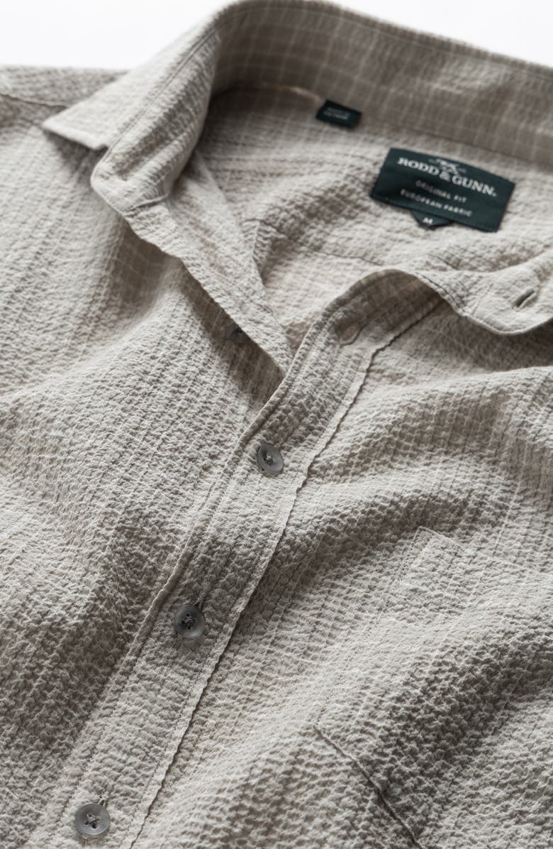 Rodd & Gunn Gowenbridge Short Sleeve Textured Cotton Button-Up Shirt, Alternate, color,
