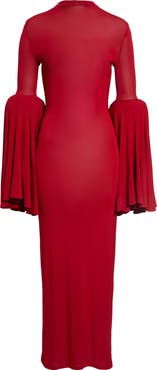 Jean Paul Gaultier Bell Sleeve Maxi Dress