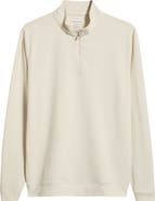 Peter Millar Perth Stripe Quarter Zip Performance Pullover
