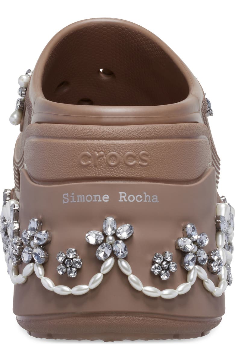 CROCS x Simone Rocha Siren Clog with Crystal & Faux Pearl Jibbitz<sup>™</sup>, Alternate, color,