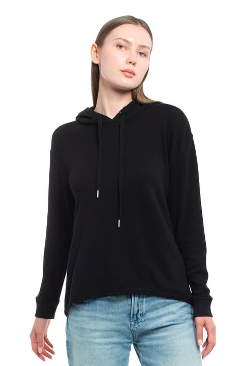 Hi Lo Lace Hem Hoodie