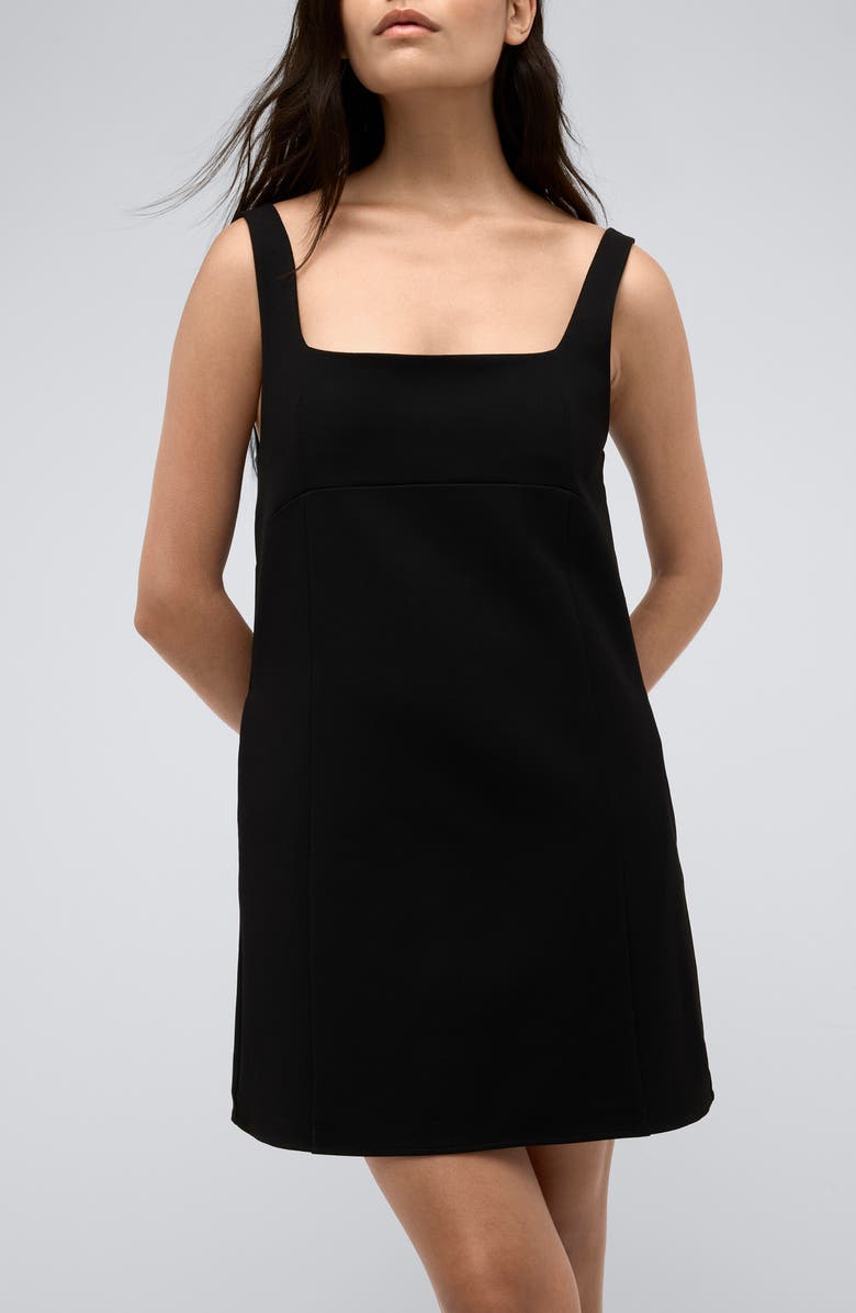 Kenneth Cole Strappy Open Back Shift Dress, Alternate, color, Black