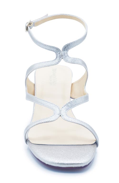 Touch Ups Cora Ankle Strap Sandal In Silver