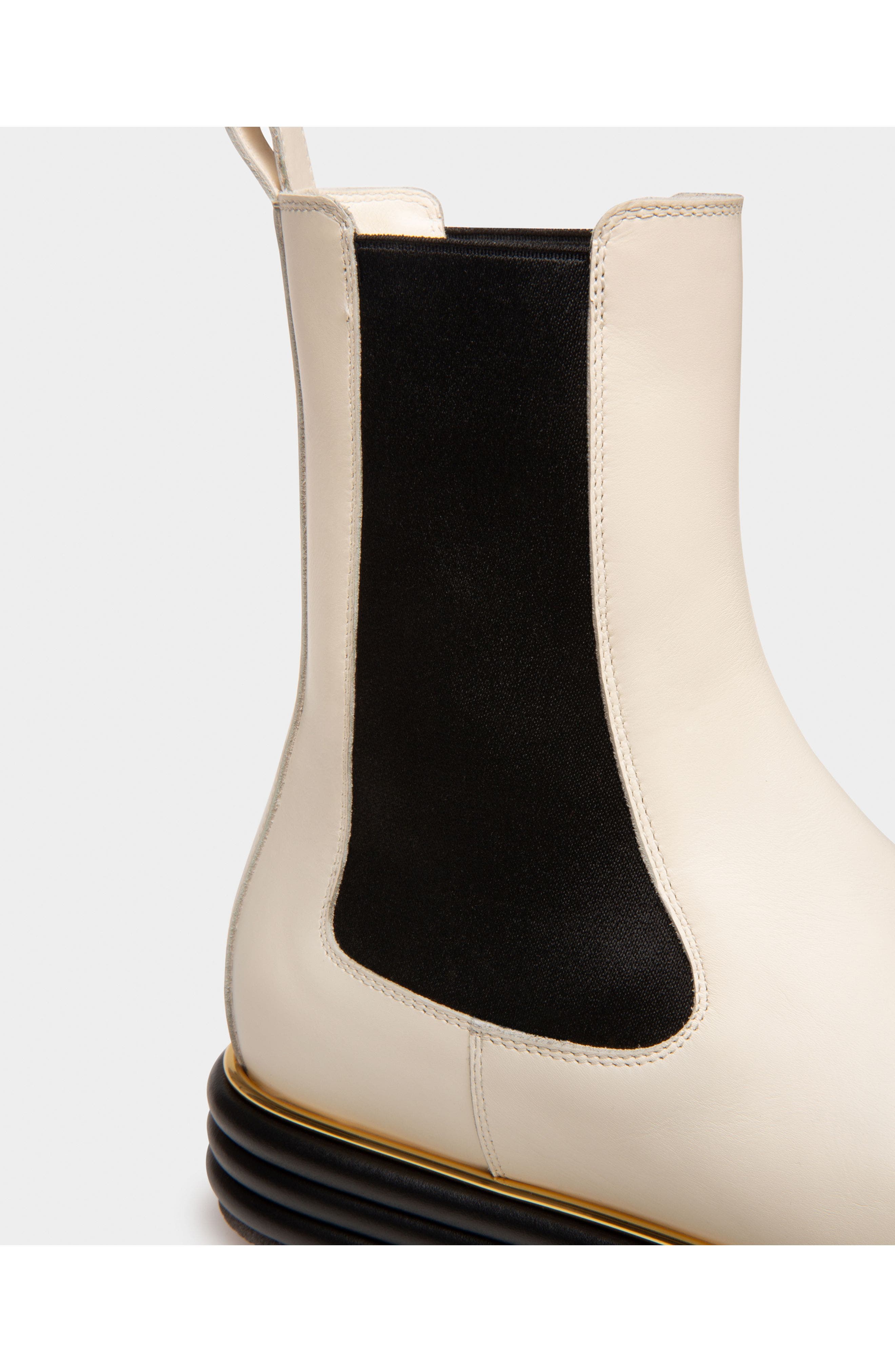 Bally Faelisa Leather Boots, Alternate, color, White