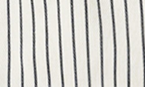 Rylee + Cru Pinstripe Cargo Cotton Overalls In Brown