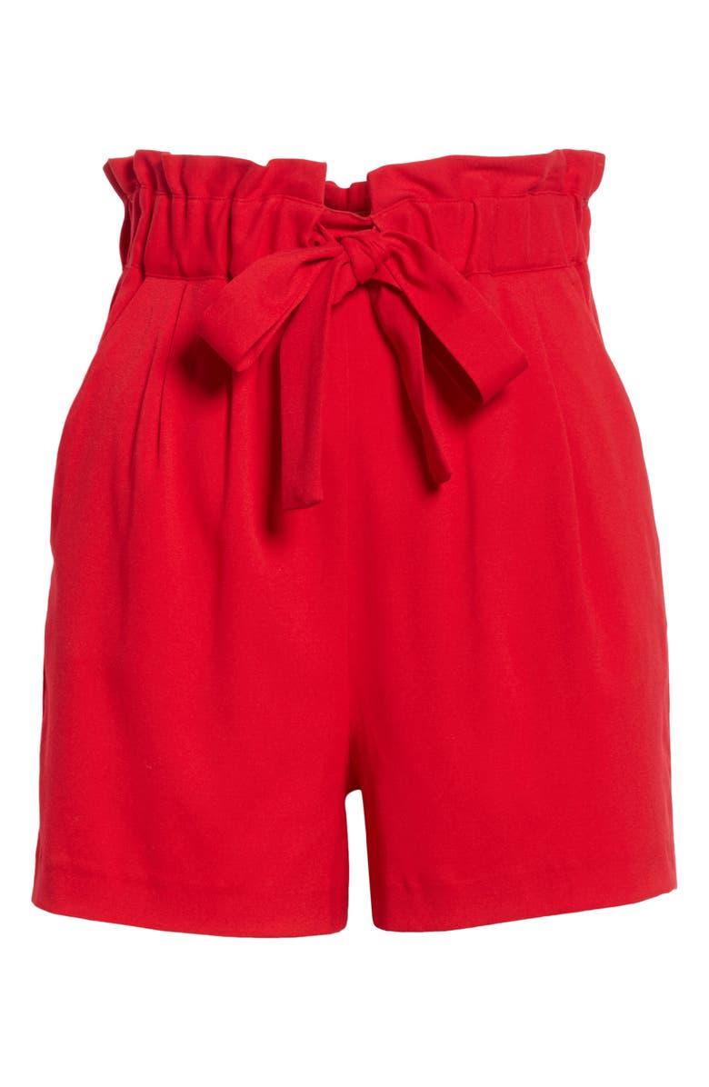 maje Iona Paperbag Shorts, Alternate, color, 