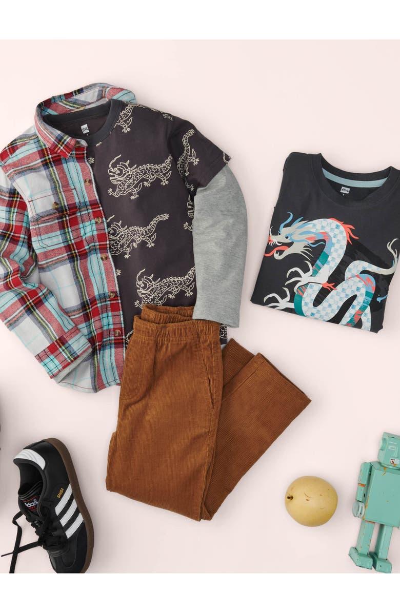 Tea Collection Corduroy Pants, Alternate, color, Acorn