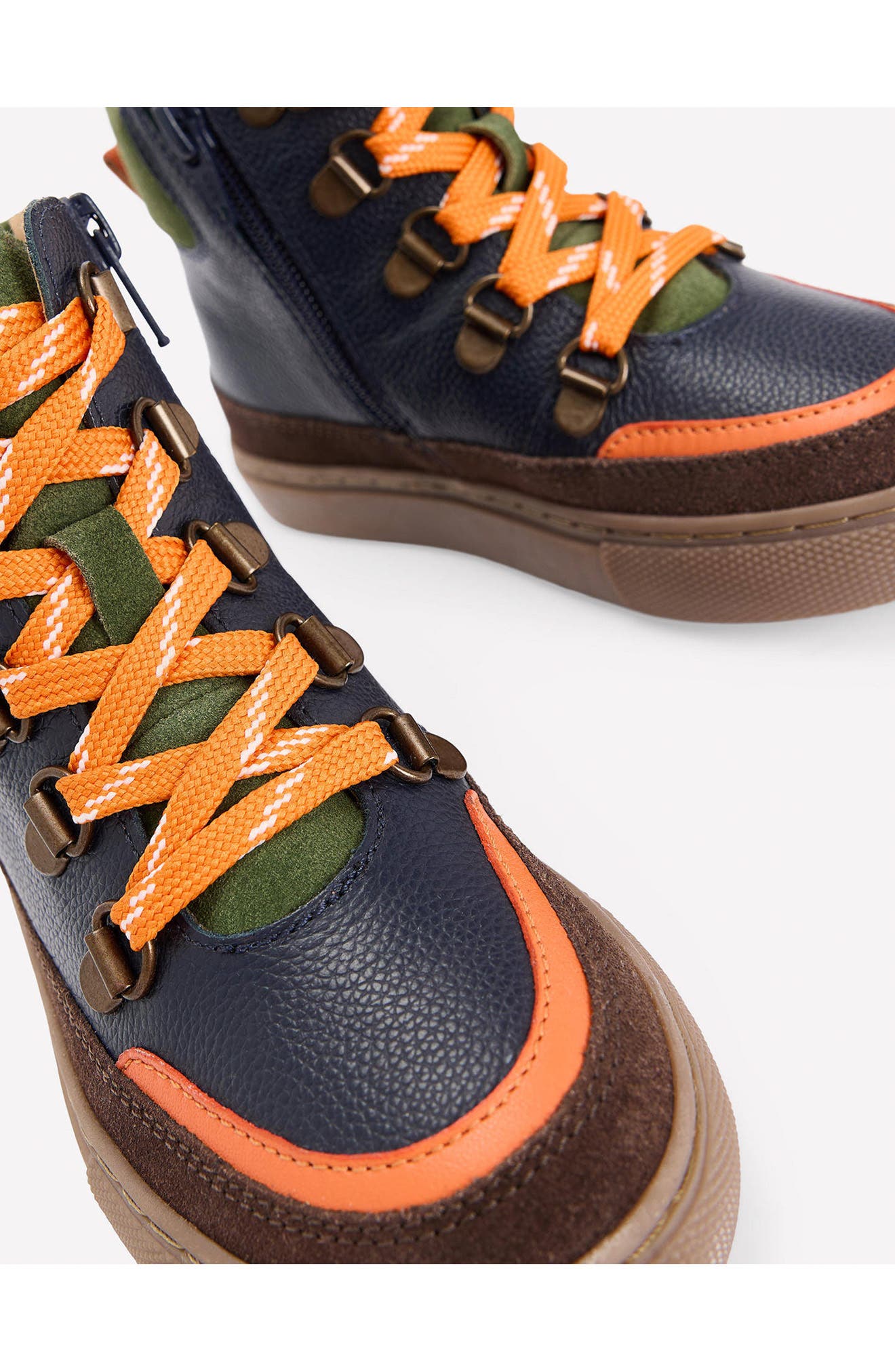 Kids' High Top Sneaker, Alternate, color, COLLEGE NAVY