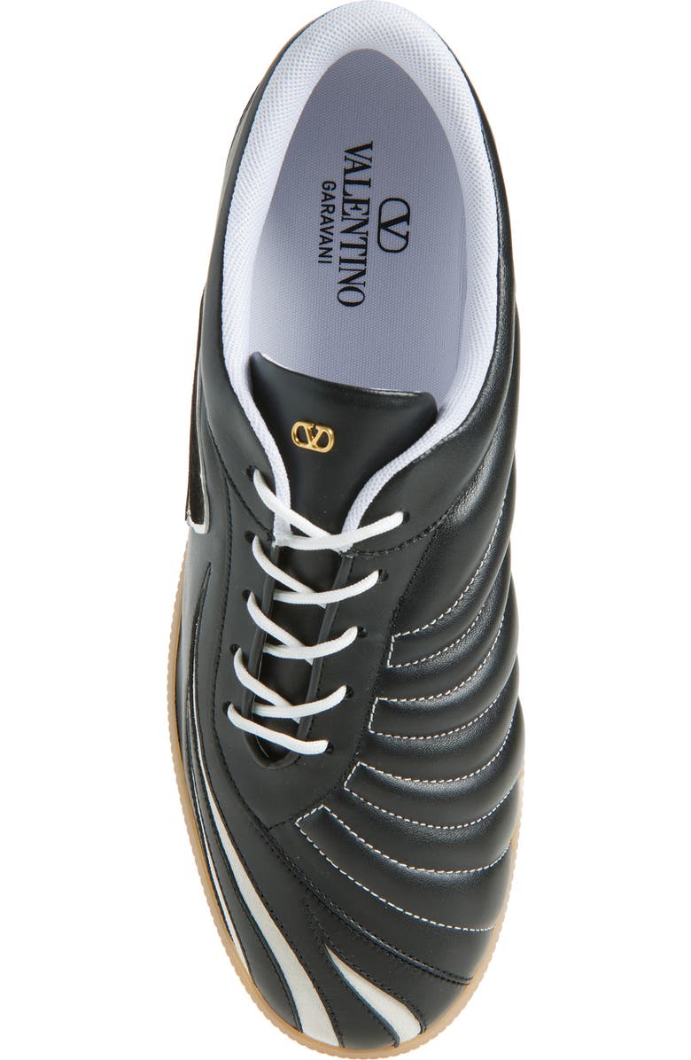 Valentino Garavani Kicky Low Top Sneaker, Alternate, color, Black/ White