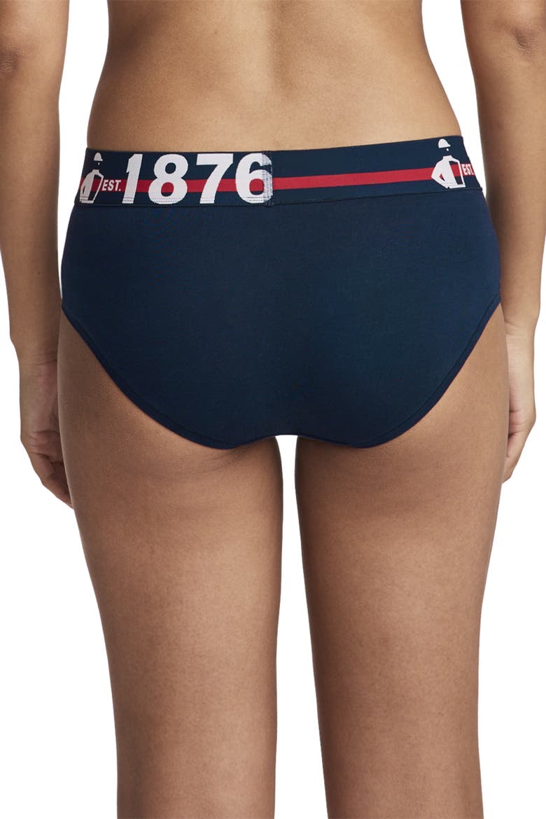 Women's 1876 Collection Cotton Stretch Modern Brief, Alternate, color, 1876 Navy Blue