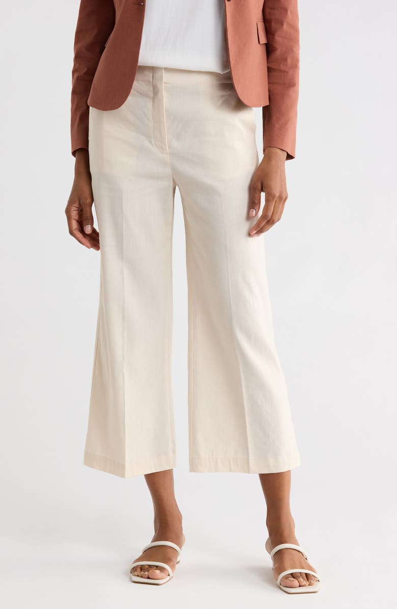 Theory Clean Terena Crop Pants, Main, color, Sand