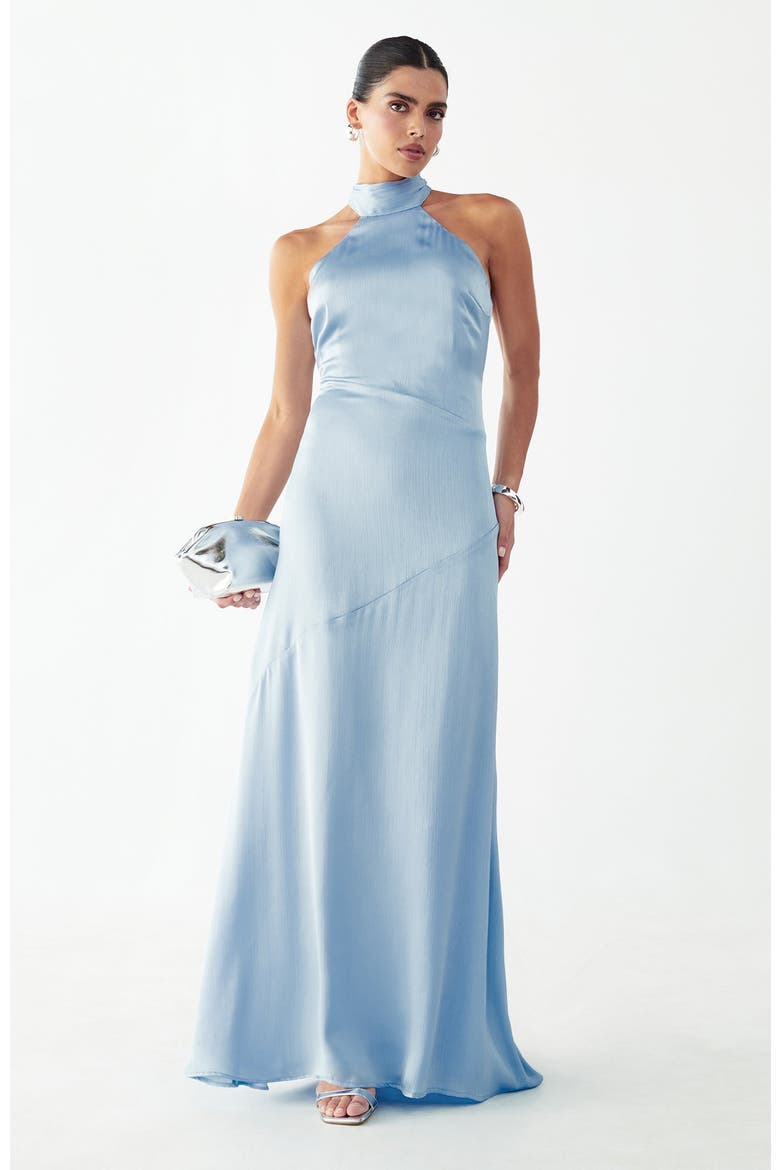 Shaw Maxi Dress, Alternate, color, Sky Blue
