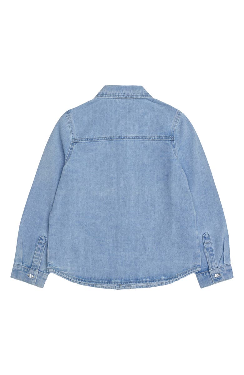 Joe's Kids' Denim Button-Up Shirt, Alternate, color, Bleach Wash