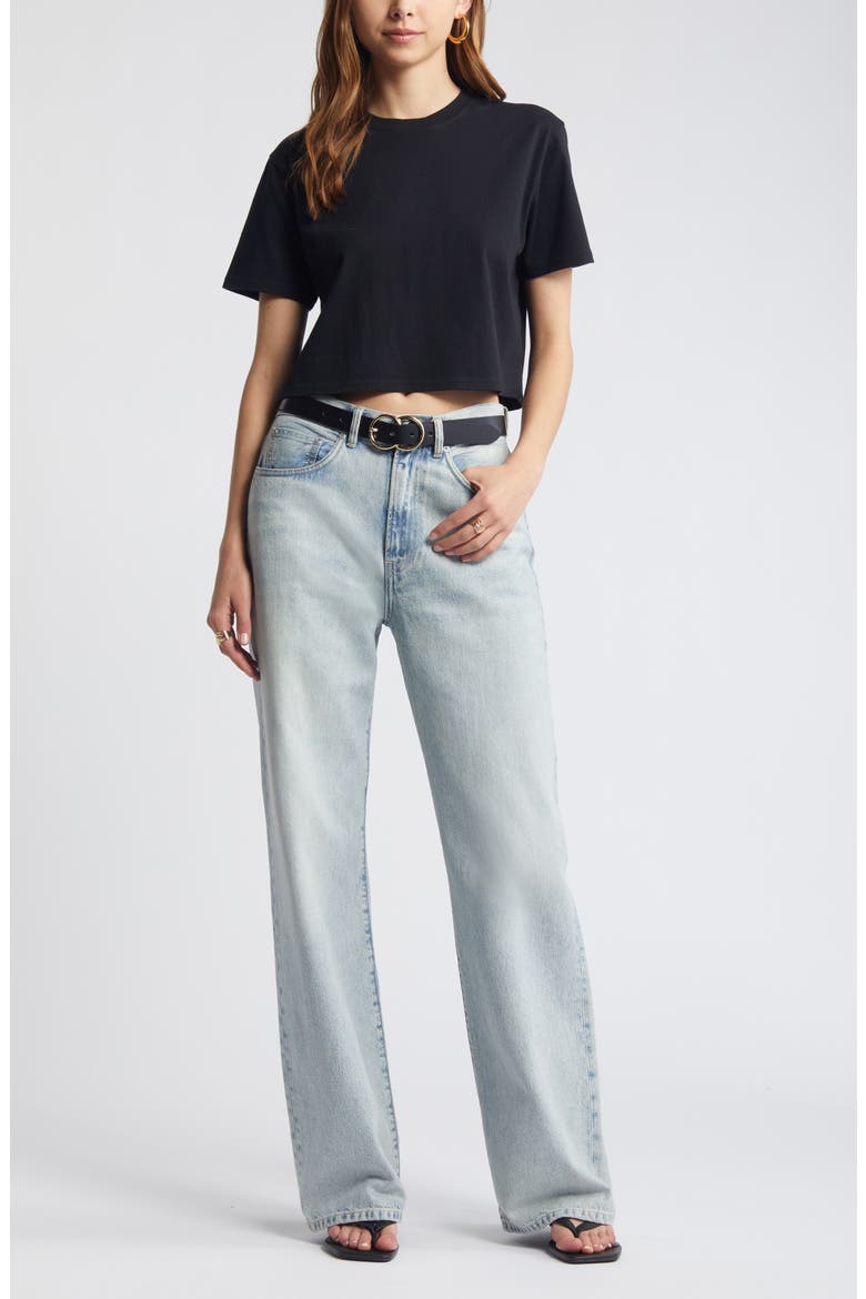 Boxy Crop T-Shirt, Alternate, color, BLACK
