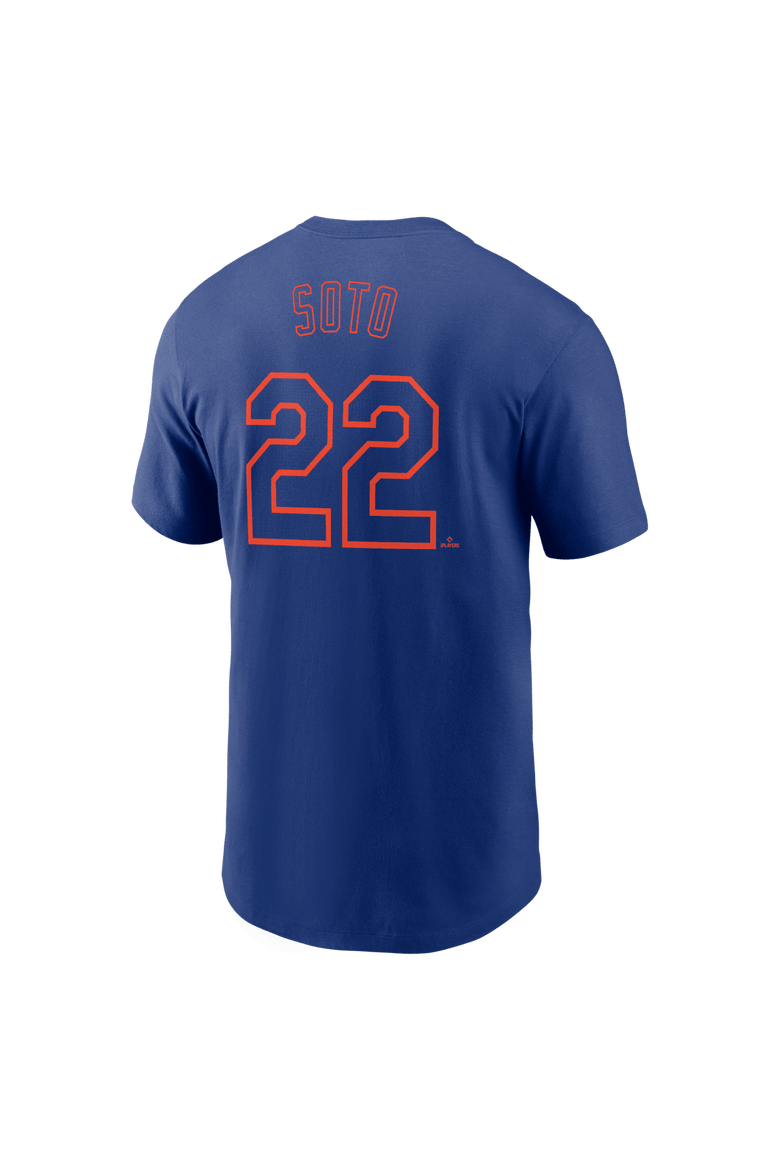Men's Nike Juan Soto Royal New York Mets Fuse Name & Number T-Shirt, Alternate, color, Royal
