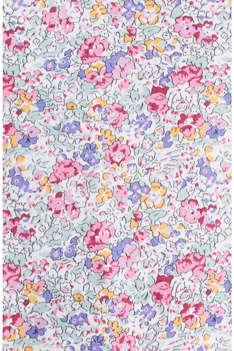 Garden Floral Print Knit Cotton Blend Dress Shirt, Alternate, color, MULTI