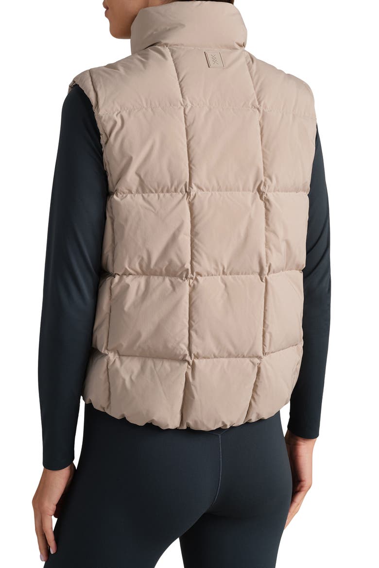 Powder Puffer Down Vest, Alternate, color, BEIGE STONE