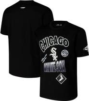 PRO STANDARD Men's Pro Standard Black Chicago White Sox Turn It Up Dropped Shoulder T-Shirt