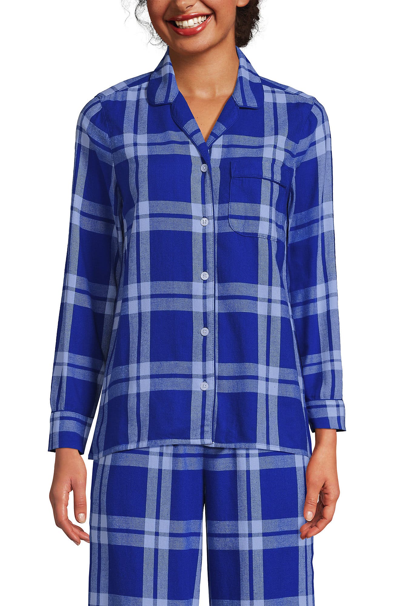 Clear Blue Sky/Lapis Plaid