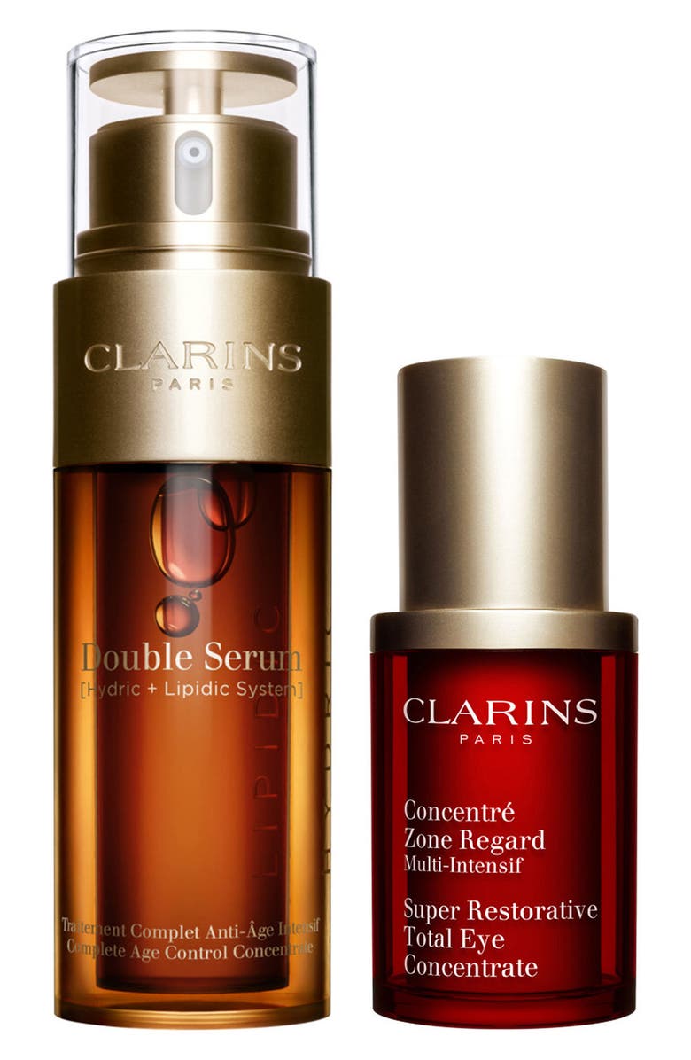 Clarins Double Serum & Total Eye Concentrate Duo, Main, color, 