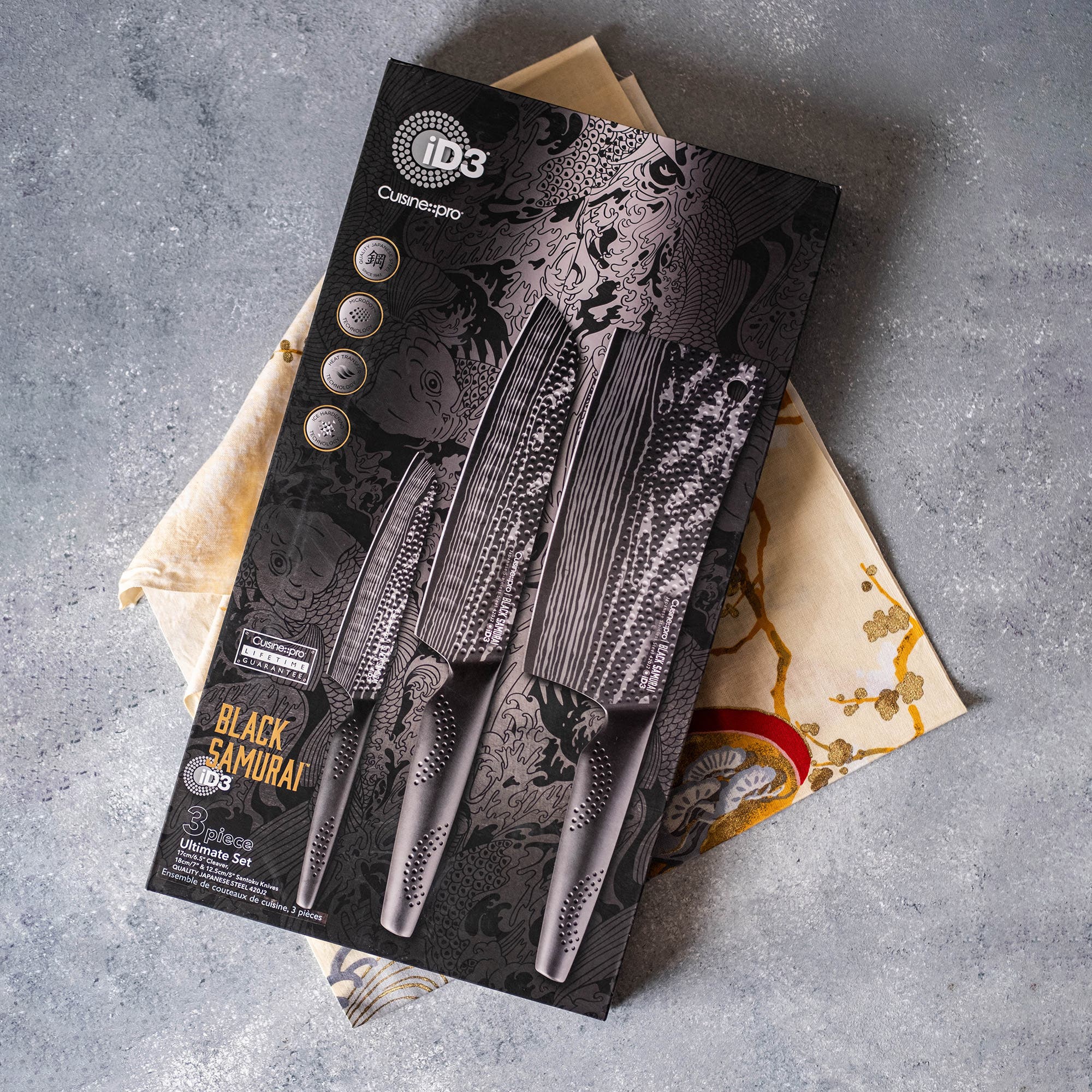Cuisine::pro® iD3® BLACK SAMURAI Ultimate Knife Set Of 3 | Nordstrom