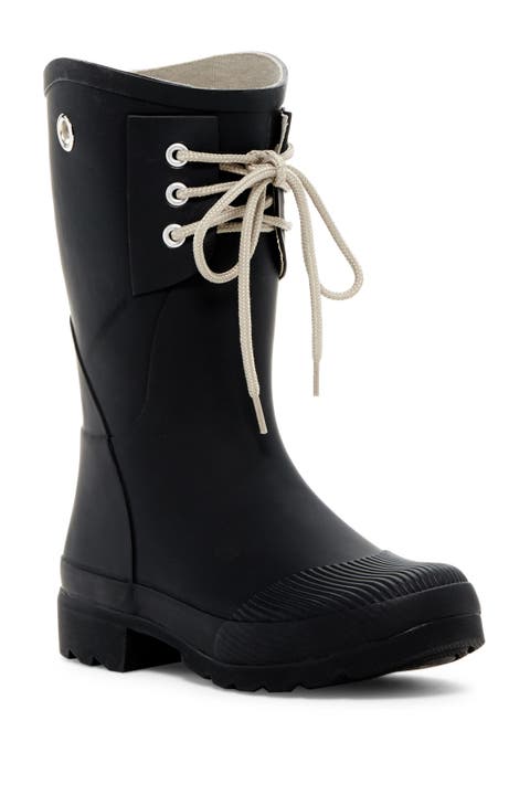 Kelly B Lace-Up Waterproof Rain Boot (Women)