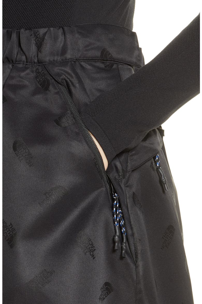 Black Series Logo Jacquard Skirt, Alternate, color, BLACK