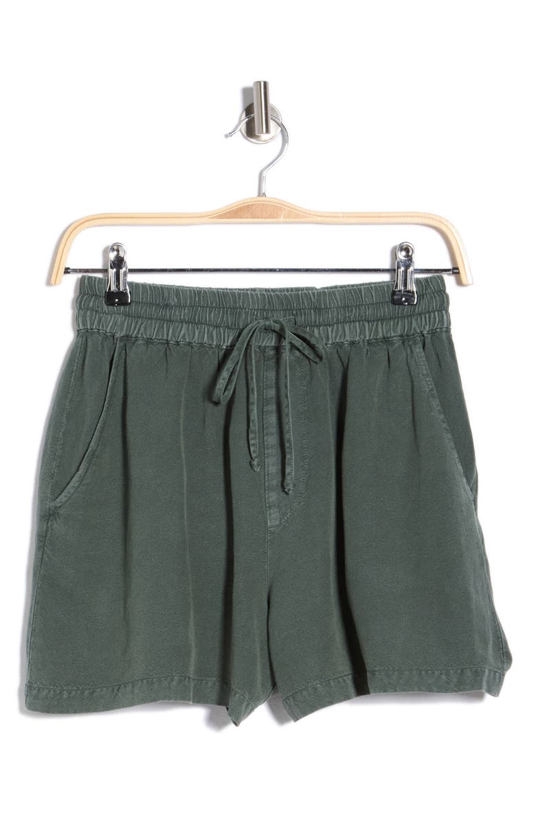 Young, Fabulous & Broke Kalea Linen Blend Shorts, Main, color, Marine