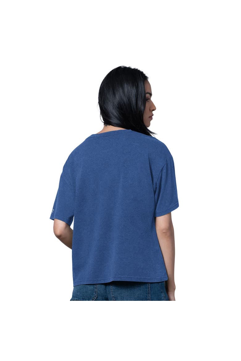 Women's Starter Heather Royal Buffalo Bills Oversized Hall of Fame T-Shirt, Alternate, color, Heather Royal