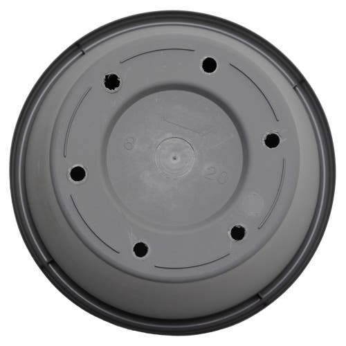 Bloem 20" Terra Pot Planter, Charcoal Gray In Gray