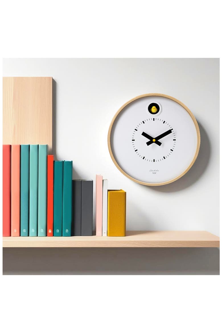 Dot Cuckoo Clock, Main, color, WHITE