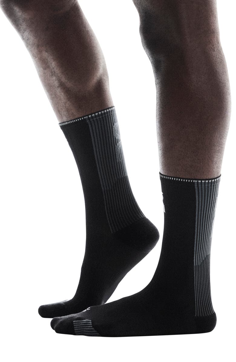 On Performance Run High Socks, Main, color, Black/ Eclipse