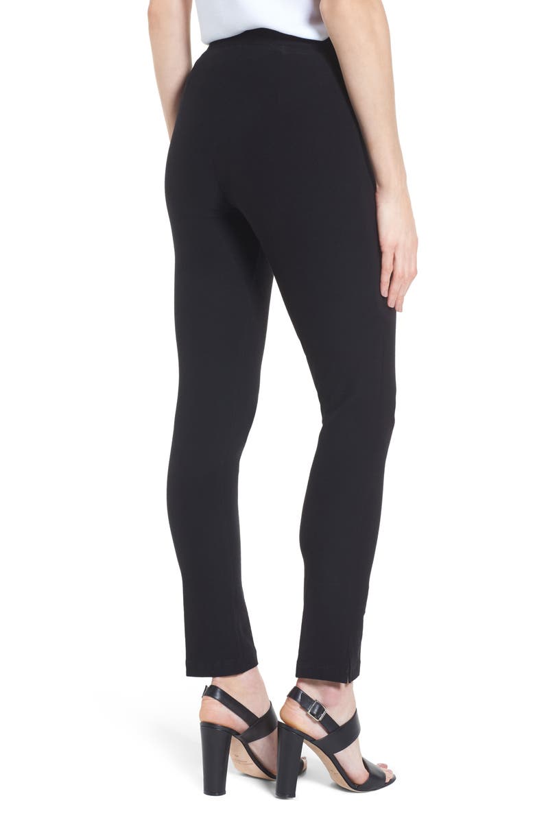 Ming Wang Slit Ankle Pants, Alternate, color, 