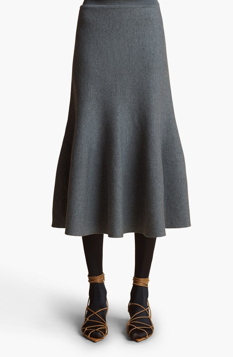 Khaite Odil Sweater Trumpet Skirt, Main, color, 