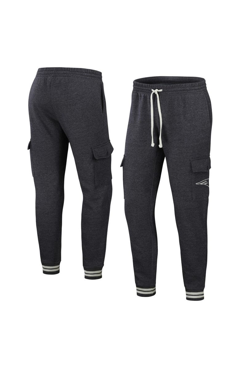 NFL X DARIUS RUCKER Men's NFL x Darius Rucker Collection by Fanatics Heather Charcoal New England Patriots Cargo Jogger Pants, Main, color, 