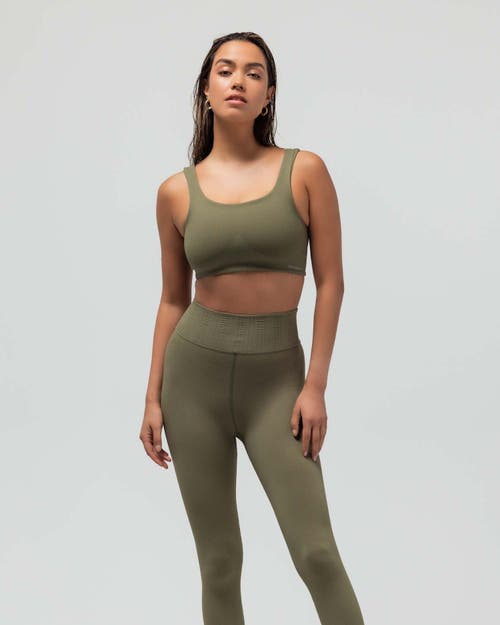 Reformer The Ribbed Legging In Green